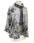 Inoah ABSTRACT SQUIGGLE PULL OVER