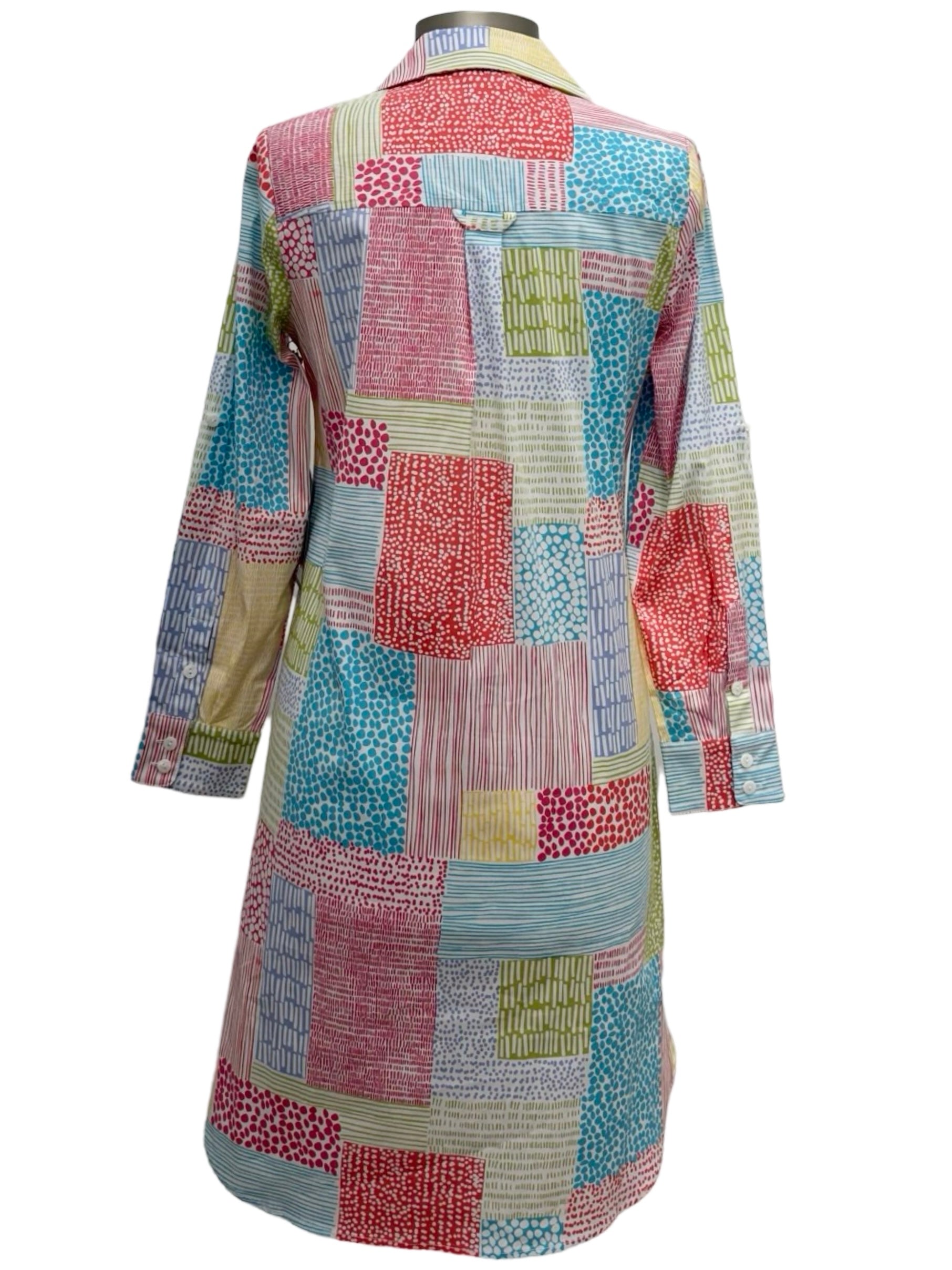 Habitat CAFE DRESS PATCHWORK - ORIGINALLY $109 🔵