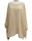 Jaded Gypsy BE FREE TOP VINTAGE OATMEAL