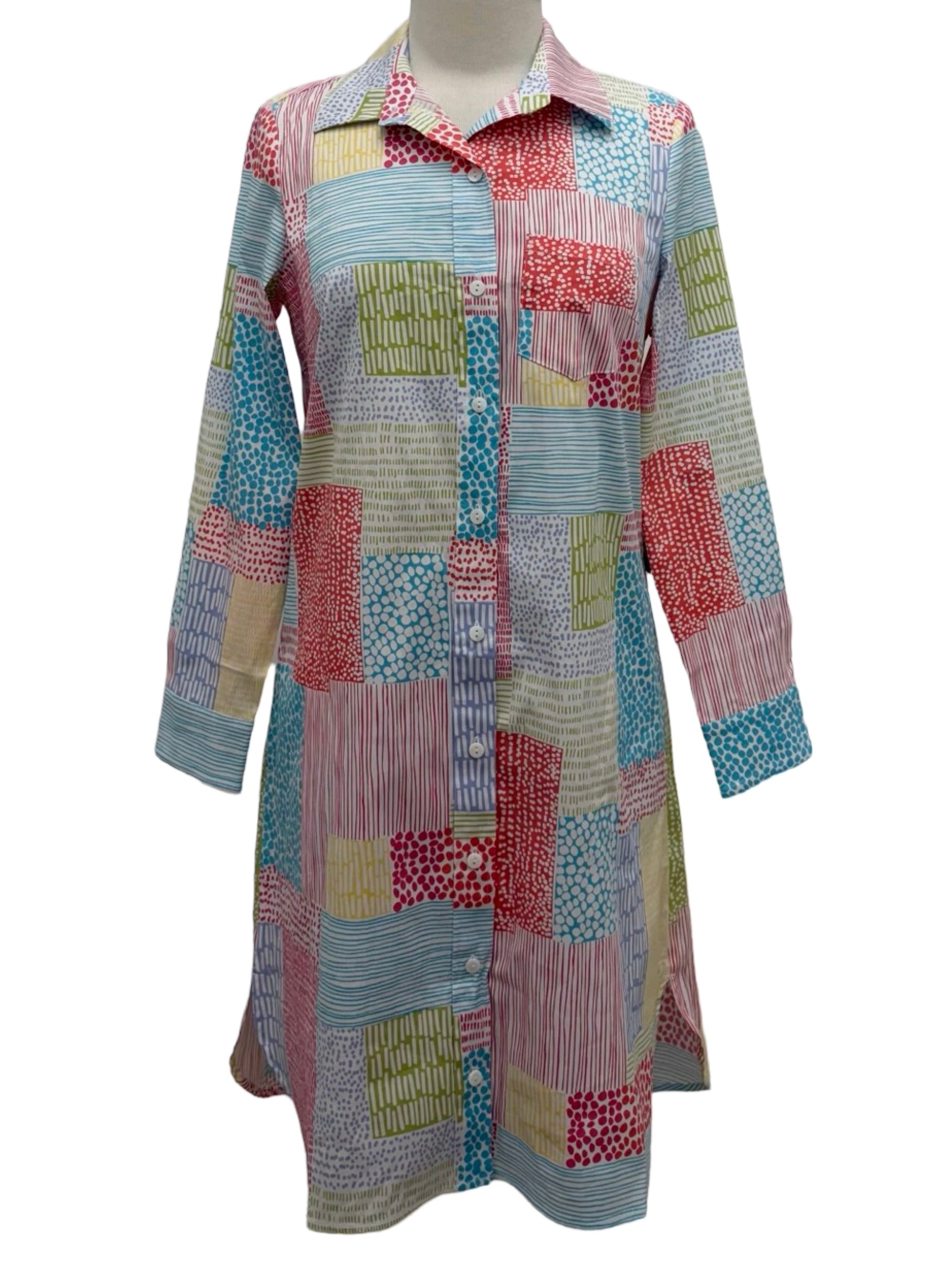 Habitat CAFE DRESS PATCHWORK - ORIGINALLY $109 🔵
