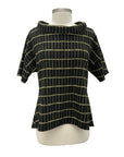 Kozan TEXTURE SHORT SLEEVE COWL TOP ALBI
