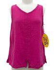 Oh My Gauze HENRI V NECK TANK - ORIGINALLY $59