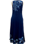 Johnny Was V NECK DRAWSTRING KNIT DRESS YADIRA