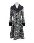 An Ren EMBROIDERED SHAWL COLLAR COAT - ORIGINALLY $549