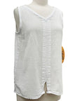 Oh My Gauze HENRI V NECK TANK - ORIGINALLY $59
