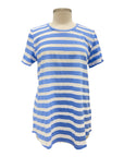 Foil SHORT SLEEVE STRIPE CREW