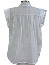 Load image into Gallery viewer, Suzy D London SHORT SLEEVE SHEER BLOUSE - ORIGINALLY $99
