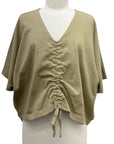 Pacific Cotton by Bryn Walker RIA V NECK SHORT SLEEVE TEE - ORIGINALLY $99