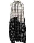 Moonlight STAND COLLAR GRID DRESS - Originally $199