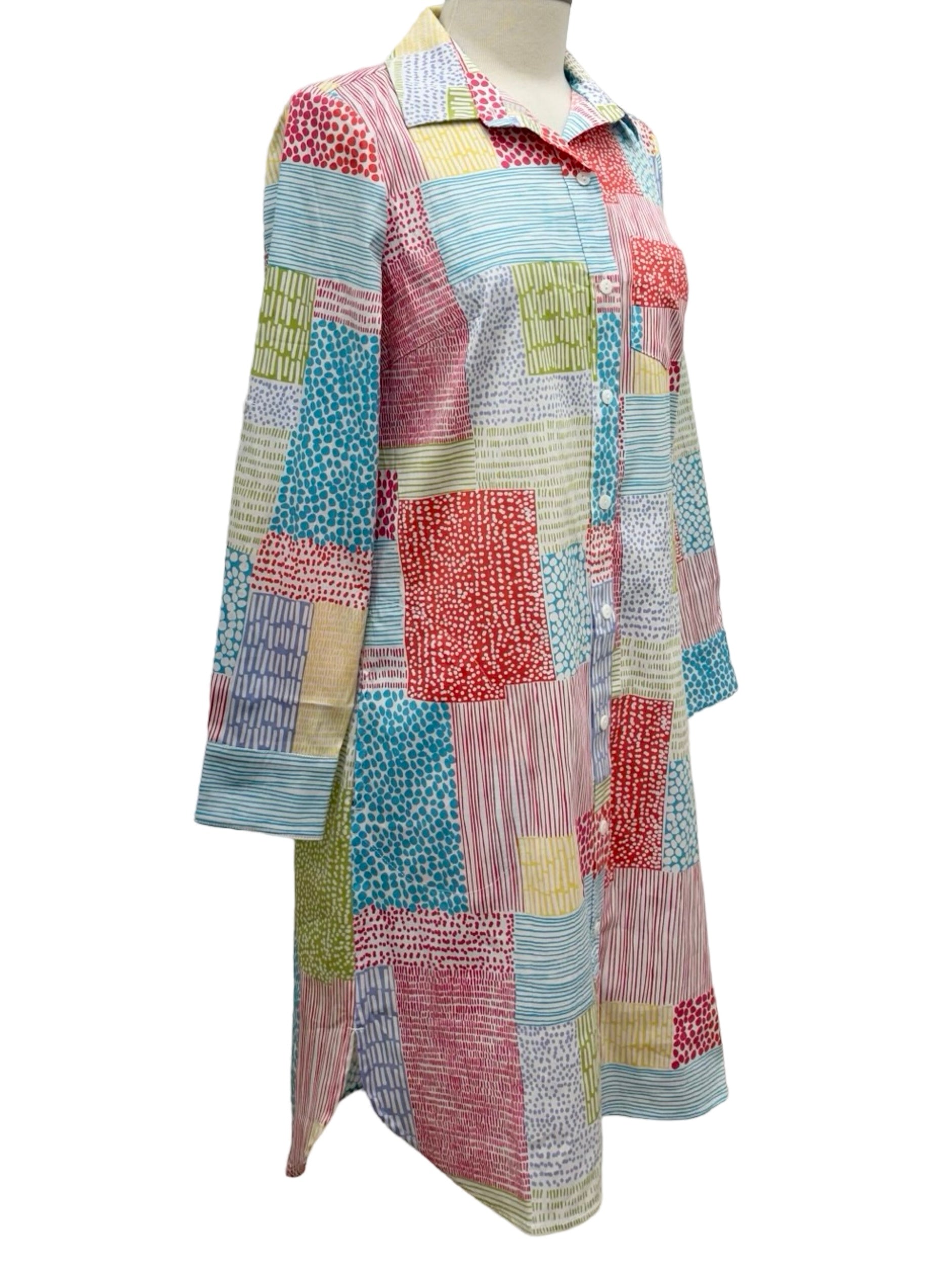 Habitat CAFE DRESS PATCHWORK - ORIGINALLY $109 🔵