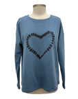 Escape by Habitat FLEECE HEART PULLOVER DESTINATION