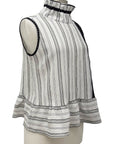 Moonlight MOCK NECK PEPLUM TANK - Originally $169 π΅
