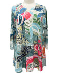 Inoah ALINE 3/4 SLEEVE PRINT TOP TRANQUILITY