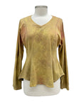 Cynthia Ashby TILDA LONG SLEEVE V NECK - Originally $229
