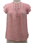 Johnny Was SHORT SLEEVE PRINT BLOUSE TUNARA - ORIGINALLY $99