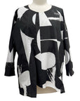Andrea Geer LONG ASYMMETRICAL BLOUSE - ORIGINALLY $259