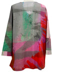 Andrew Geer LONG ASYMMETRICAL BLOUSE - ORIGINALLY $259