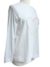 Load image into Gallery viewer, Zaket &amp; Plover LONG SLEEVE HEART TSHIRT - ORIGINALLY $113
