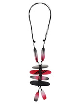 Load image into Gallery viewer, Sylca RED BLACK PENDANT NECKLACE
