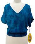 Oh My Gauze SHORT SLEEVE RUSCH BAND TOP - Originally $69