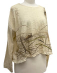 Krista Larson CROP GRASSHOPPER LONG SLEEVE