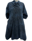 Cynthia Ashby DENIM GENEVA SHORT SLEEVE DRESS