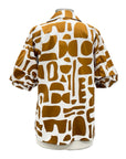 Foil SHORT SLEEVE PRINT BLOUSE