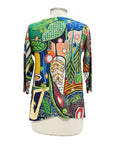 INOAH SCOOP 3/4 SLEEVE TEE GROUNDED