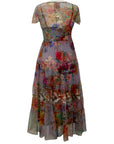 Johnny Was MESH SLIP DRESS ASTERIA