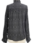 APNY HIGH NECK LONG SLEEVE BLOUSE