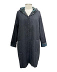 Three Potato LONG SNAP COAT REVERSIBLE