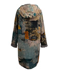 Three Potato LONG SNAP COAT REVERSIBLE