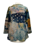 Three Potato V NECK BOXY TOP
