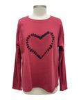 Escape by Habitat FLEECE HEART PULLOVER DESTINATION