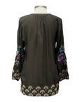 Johnny Was MARGOT V BLOUSE