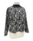 APNY MOD PRINT SWEATER