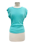 Michael Stars CREW CAP SLEEVE RIBBED TEE