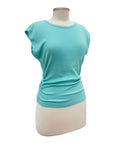Michael Stars CREW CAP SLEEVE RIBBED TEE