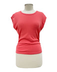 Michael Stars CREW CAP SLEEVE RIBBED TEE