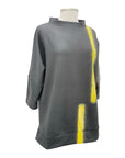 Ozai N Ku HORIZON SHORT SLEEVE MOCK TOP