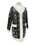 Johnny Was FAUX SUEDE SHERPA JACKET