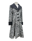 An Ren EMBROIDERED SHAWL COLLAR COAT - ORIGINALLY $549