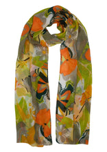 Load image into Gallery viewer, Vivante by VSA FLORAL LEAF SCARF
