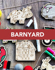 Woodsy Craft Co GARLAND BARNYARD