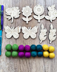 Woodsy Craft Co GARLAND FOLKSY FLOWER