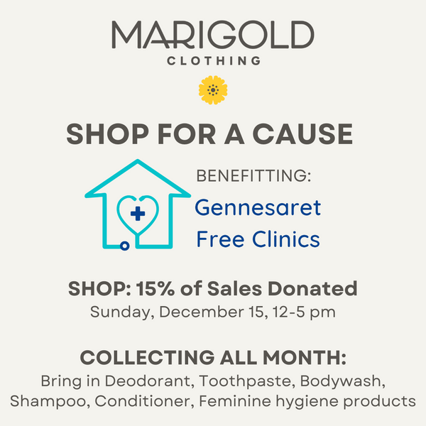 SHOP FOR A CAUSE: GENNESARET FREE CLINIC