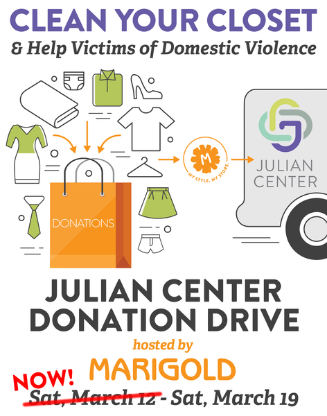 Julian Center Donation Drive, thru March 19