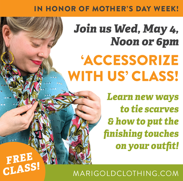 Mother's Day Accessories Class, May 4, 2022