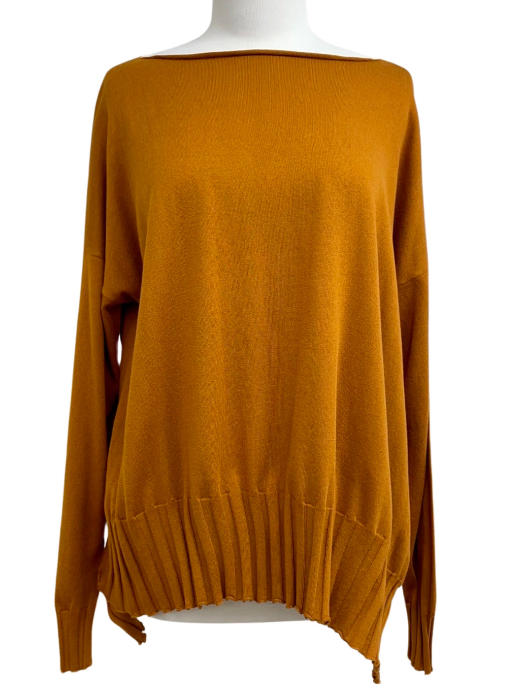 Planet BOATNECK RIB SWEATER