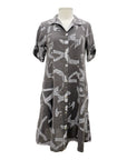 Fenini SHORT SLEEVE SHIRT DRESS PRINT